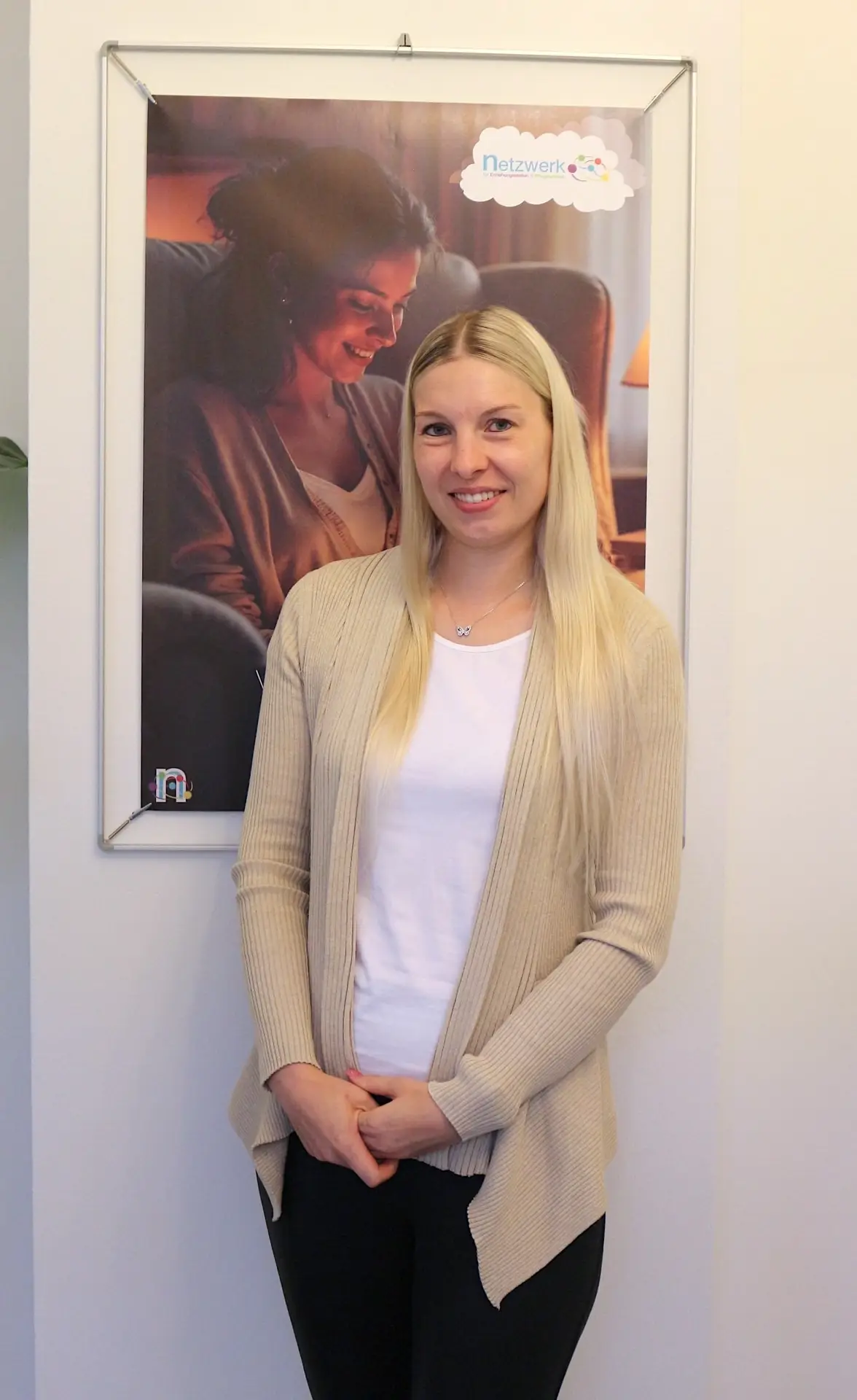 Alissa Pliester, Bürokauffrau bei Netzwerk-SFL